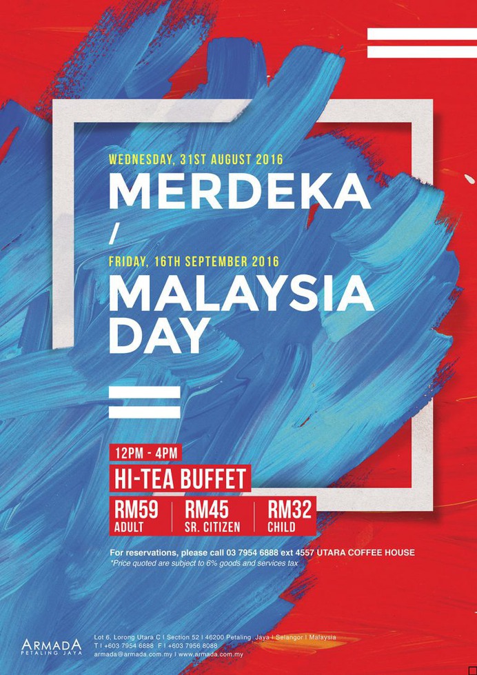 RE-DESIGN – Merdeka Day 2016 Promo – Hotel Armada PJ