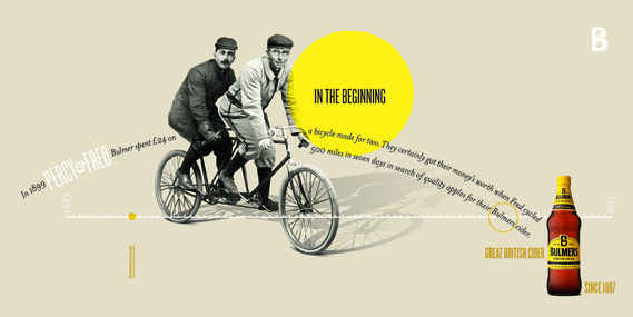 Creative Review Bulmers celebrates heritage in print campaign #celebrates #creative #heritage #campaign #print #review #bulmers