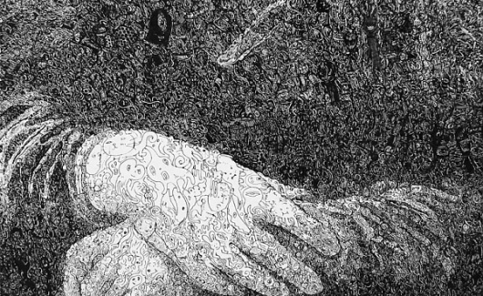 Colossal | art + design | Page 16 #mona #hand #maximalism #illustration #drawn #lisa