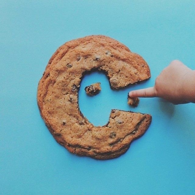 Cookie C #cookie #font #c #typography