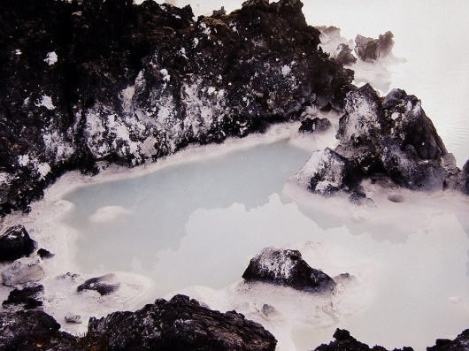 Increasingly, the individual felt himself to be a single flicker... - but does it float #calm #rock #water #iceland