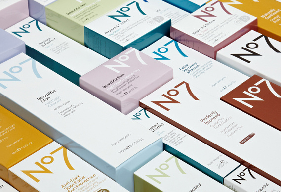 Creative Review Boots No7 brand gets a makeover #logo #brand #package #typography