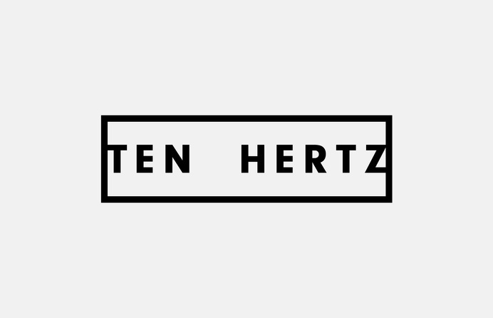 TenHertz Identity from Studio Beuro #studio beuro #identity #ident #branding #logo #black #box #outline #tenhertz