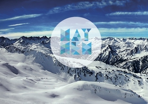 Tumblr #tumblr #snow #tipography #landscape #crollan #com #blue #mountains #typography