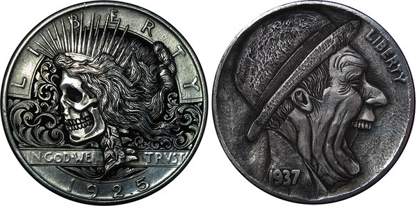 Remarkable Hobo Nickels Carved from Clad Coins by Paolo CurcioDecember 27 #coin #carved
