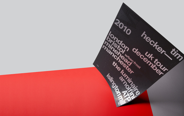 http://andeveryone.com/tim-hecker/ #print #screenprint #poster #gfsmith #foil