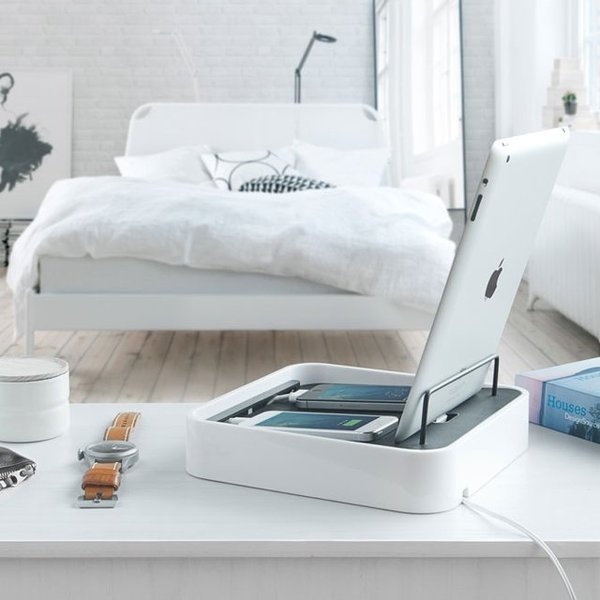 Bluelounge Sanctuary4 Charging Station for Smartphones and Tablets #gadget