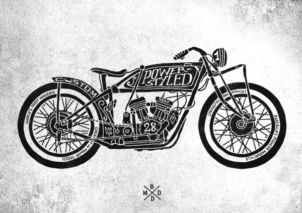 Cafe Racer by bmd design on the Behance Network #bike