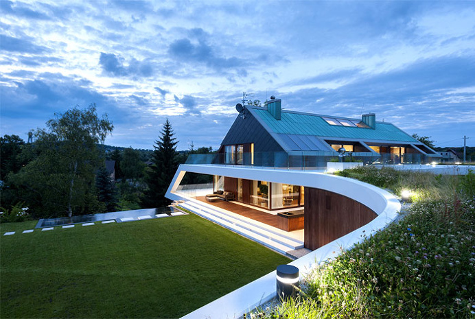 Edge House With Unique Timeless Architectural Form - #architecture, #house, #housedesign, home, architecture