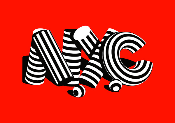 Stripe Type (2) #stripes #singh #nyc #karan #typography