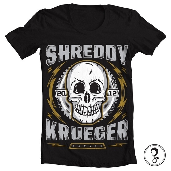 Shirt Designs on the Behance Network #shreddy #blade #saw #shirt #lightning #tee #bolts #curses #skull #krueger