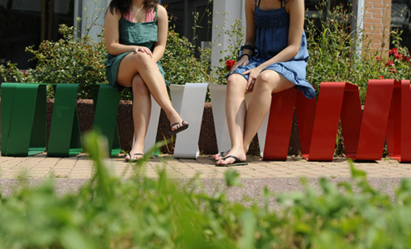 multi functional furniture piece 4 #seat #strip #metall #street