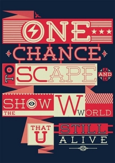 Facebook #black #white #red #typography