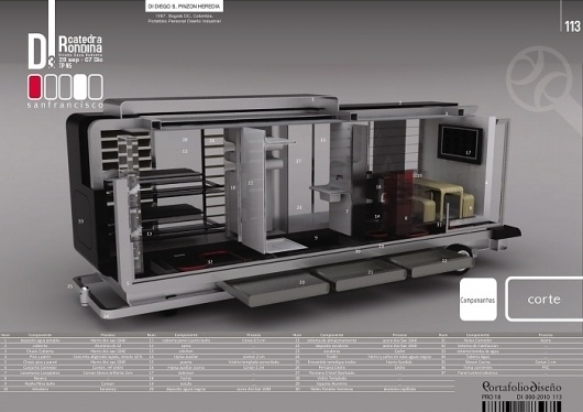 Mobile House by Diego Pinzon at Coroflot #diego #house #pinzon #design #product #transport #industrial #mobiliary