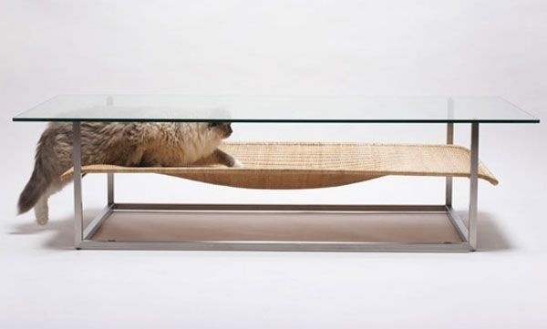 Buamai A Table For You And A Bed For Your Cat #sleeping #table #cat #spot