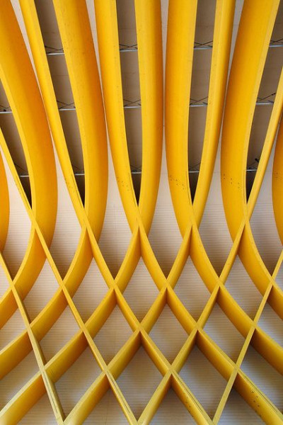 yellow architecture