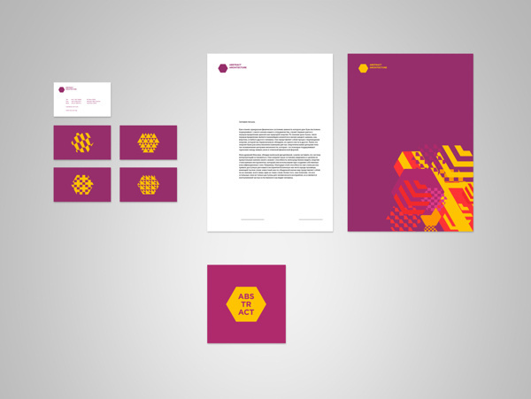 Abstract Architecture on Branding Served #identity #stationery