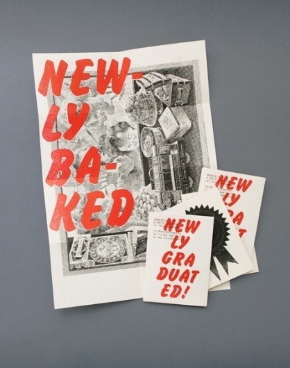 Newly Graduated! : The Exercises / Bench.li #print #design #graphic #typography