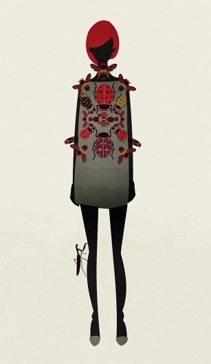 insekta mood : Cristian Grossi illustrator and creative designer #insects #pinko #italian #illustration #insekta #fashion #grossi #cristian
