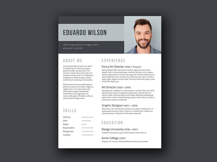 Bold Elegant - Free Elegant Resume Template for Any Job Opportunity