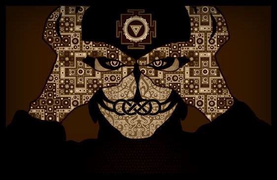 Digital Self Portrait by Shruti Anand #self #portraits #patterns