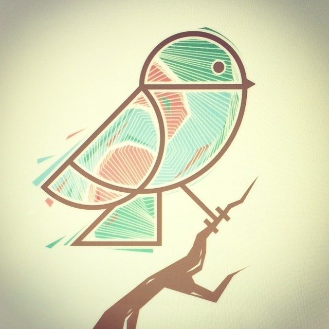 Bird Illustration, made at: Topping Creative Studio #vector #illustrator #design #graphic #geometric #bird #illustration #adobe
