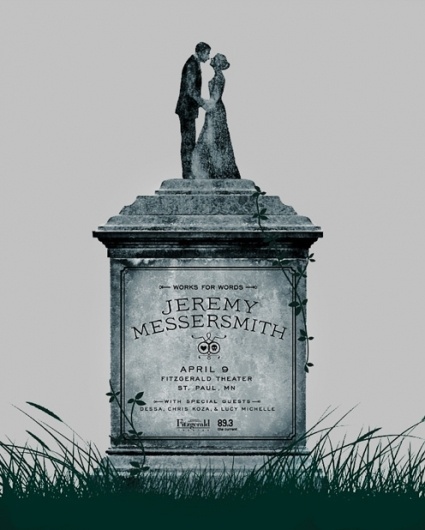 New Work: Jeremy Messersmith « Brian Danaher #gig #print #screen #poster #tombstone