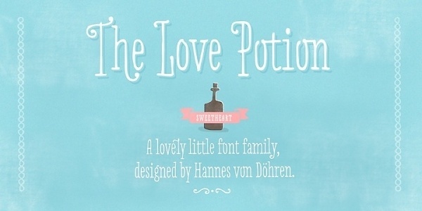 Love Potion - Webfont & Desktop font « MyFonts #font #typography