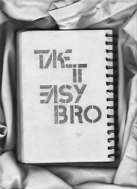 typography sketched #type #drawing #illustration #tpography #notebook #pencil #sketch