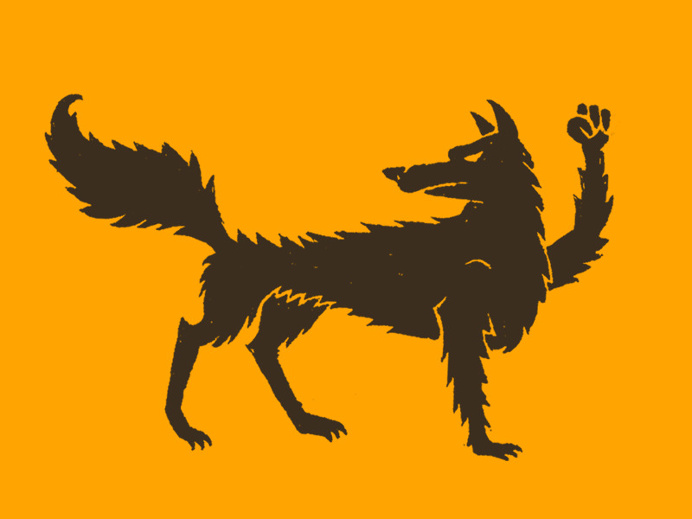 #handdrawn #wolf #dog #canislupis