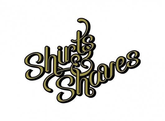 Shirts & Shaves - Ben Sherman #sherman #shaves #barber #illustration #type #ben #shirts #typography