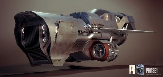 gallery (cgi) | exorbit art #scifi #spacetractor #ship #concept