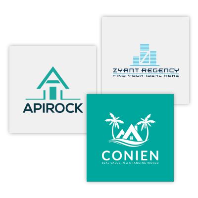 Real estate logo design, Real estate agency logo, Real estate company logos, Realtor logo design
