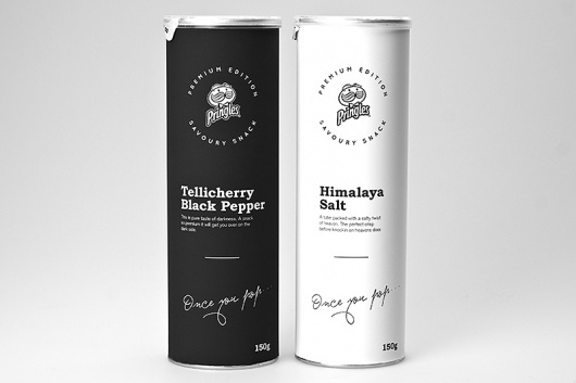 Looks like good Packaging Design by Niklas Hessman #pepper #packing #pringles #premium