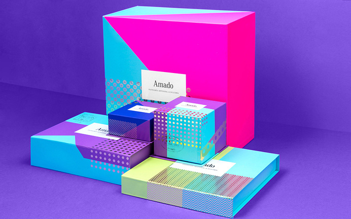 Amado by Hyatt | Anagrama #packaging #boxes #stamp #foil