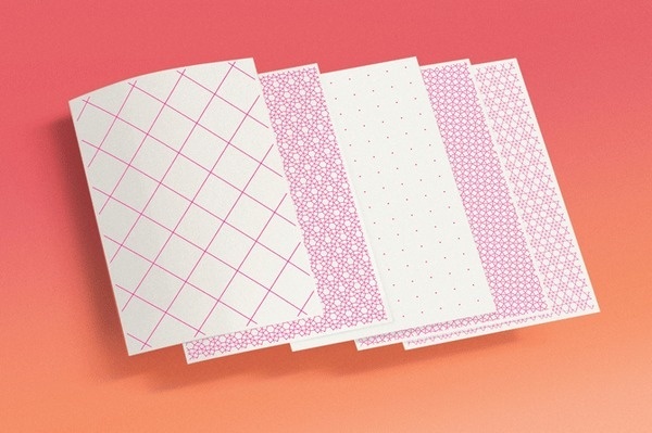 NOTRE MONDE studioahha #pattern #print #head #letter #letterhead