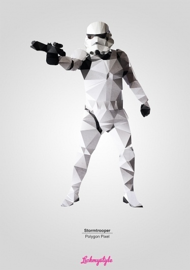 stormtrooper-polygon-pixel-bg1.jpg (JPEG Image, 900 × 1273 pixels) #polygon #wars #origami #storm #star #trooper