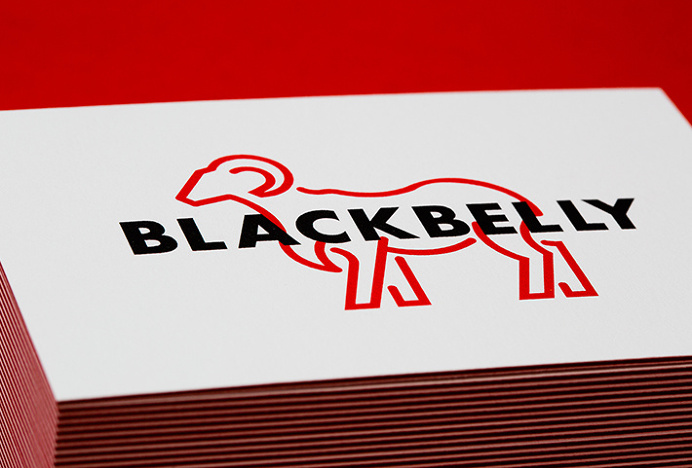 Blackbelly by Berger & Föhr #branding #business card