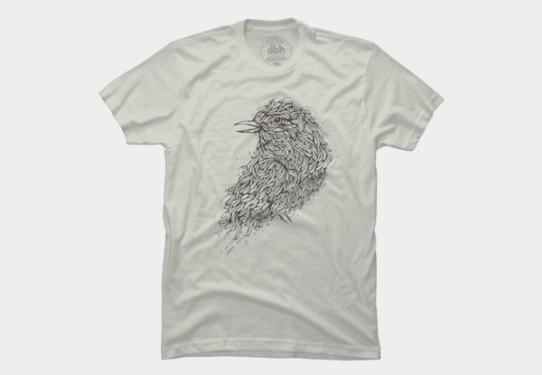 Birdie #line #illustrations #arts #birds #shirts