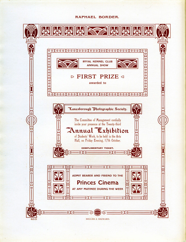 Miller and Richard borders type specimen #type #specimen #typography