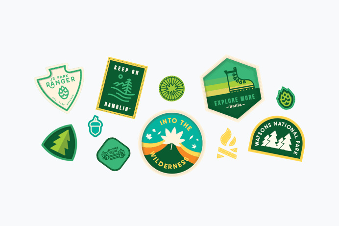 Children clothing design PATCHES | Lucas Jubb Design & Illustration