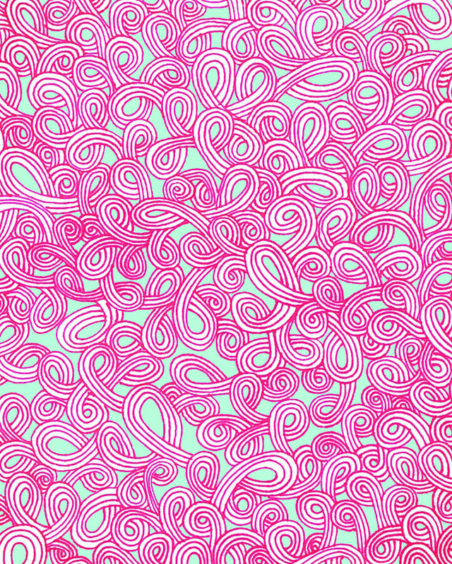 Emilie Potter #doodles #illustration #art #fuscia