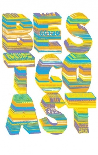 GigPosters.com - Sonny And The Sunsets - Best Coast #screenprint #best #varmega #devon #coast