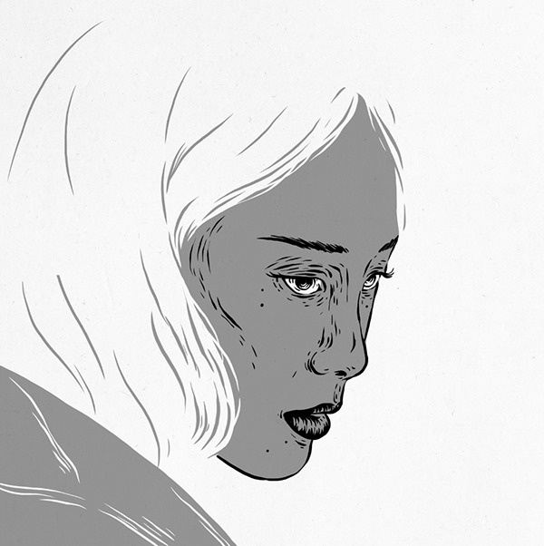 FACES on Behance #comic #illustration #girl