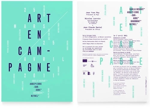 WA75 > Art en Campagne #design #graphic #typography