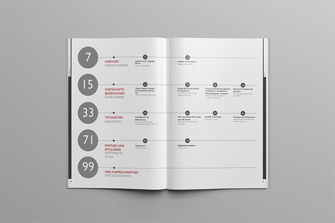 Annual report by Daša Hrvacki #annualreport #contents #layout