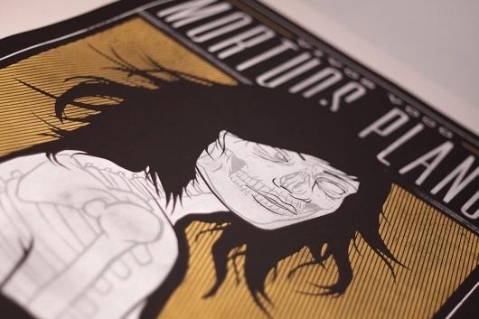 Vivos Voco Mortuos Plango « RONLEWHORN #skeleton #girl #nude #print #design #screen #illustration #poster