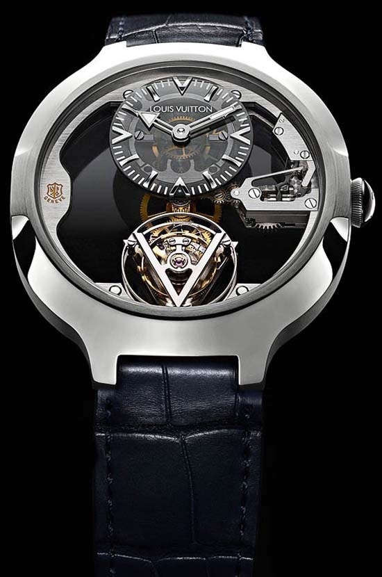 Louis Vuitton Flying Tourbillon Poinçon de Genève Watch #LouisVuitton #FlyingTourbillon #PoincondeGeneve #GenevaSeal #instawatch #baselwo