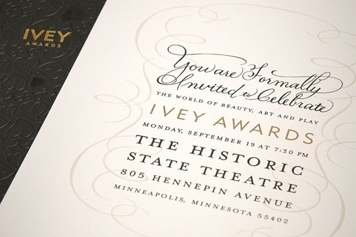 design work life » cataloging inspiration daily #awards #invitation #classical #ivey #staming #frey #retail #fame #foil #jillian