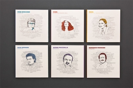 Carosello Records "RITRATTO" Box - The Dieline: The World's #1 Package Design Website -